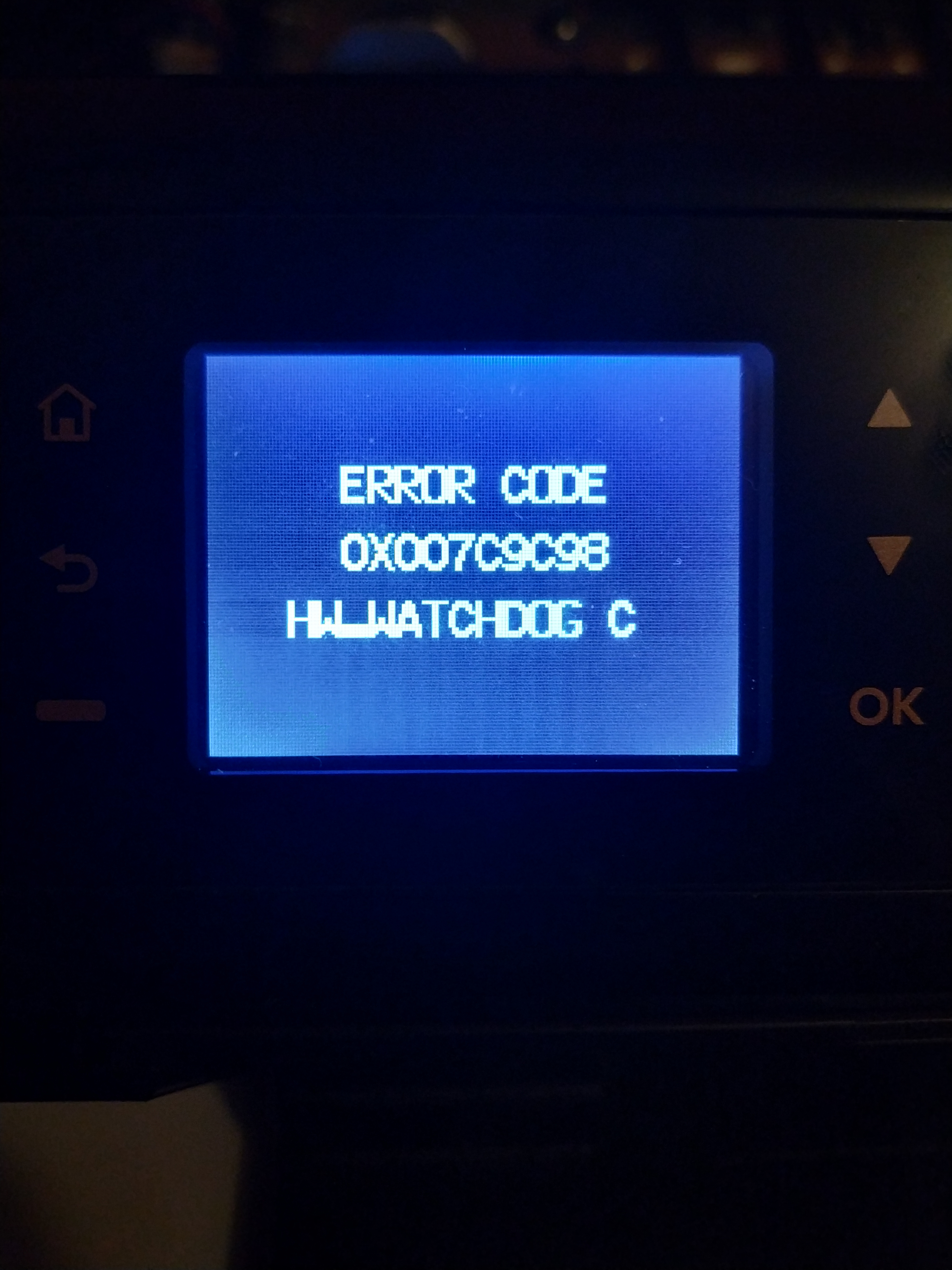 HP Deskjet Advantage 3545 ERROR CODE 0X007C9C98 Elektroda pl