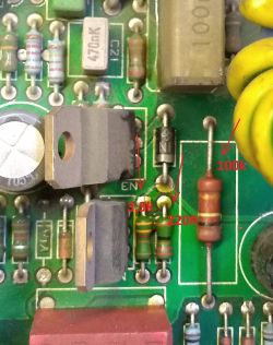 Kemppi Minarc 140 - Resistor Values Hidden by LM217?