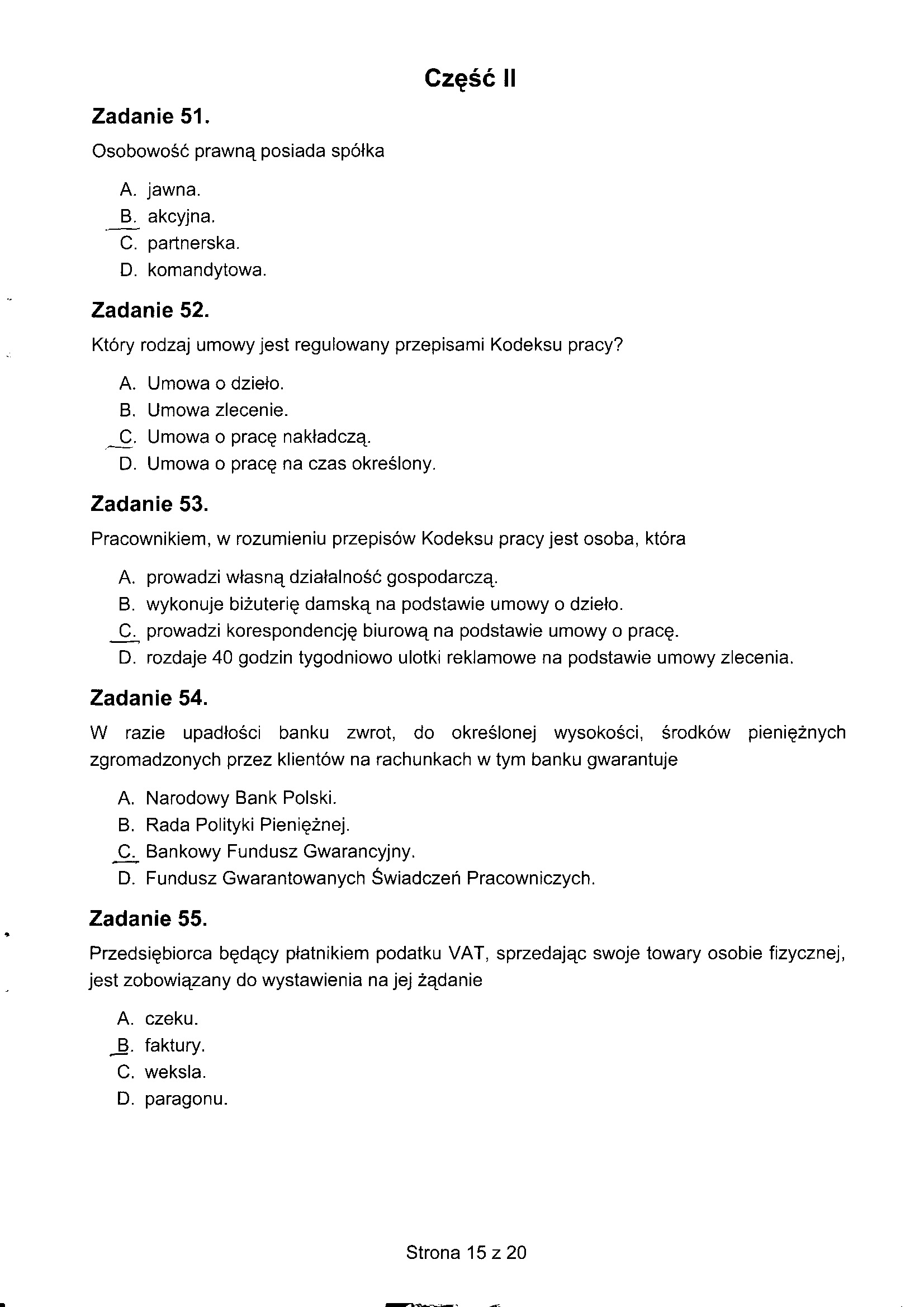 Jak Wygląda Egzamin Zawodowy Technik Informatyk Egzamin Zawodowy Technik Informatyk Przedsiębiorczość 2011 czerwiec 13