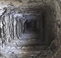Dalmierz laserowy, błąd pomiaru w przewodzie wentylacyjnym.