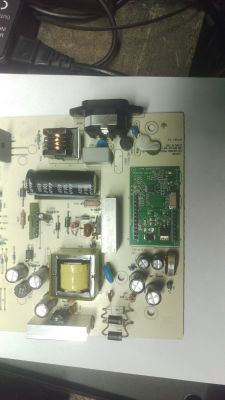 HP LA2306X monitor does not turn on, does not respond to power