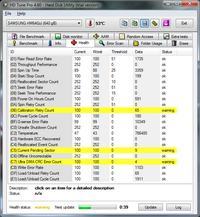Problem z dyskiem - Samsung HM640JJ -Calibration Retry Count