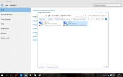 Zrzut ekranu ustawień sieciowych w Windows z zaznaczonym problemem z połączeniem Wi-Fi.