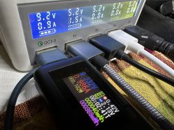 Przejściówka ładowarka DELL - USB-C oraz tester napięć USB-C