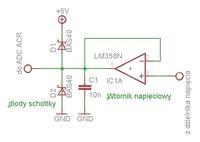 ATmega8 - Sprawdzenie układu podstawowego z pomiarem napięć przez ADC