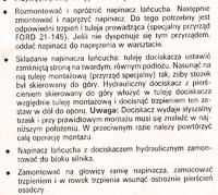 Ford Sierra 2.0 8v - popychacz napinacza łańcycha rozrządu