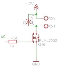 Sterowanie tranzystorem PNP Darlington z mikrokontrolera