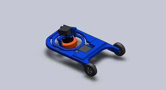 Pojazd z wielokierunkowym napędem - efekt drukarki 3D