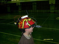 Monitor CCTV z wizjera kamery PANASONIC.