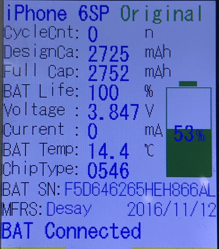 iPhone 6s po wymianie baterii - nierównomierne zużycie, brak opcji zużycia energii