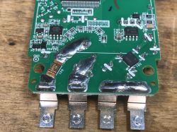 Sonoff POWR316D circuit board with visible electronic components.
