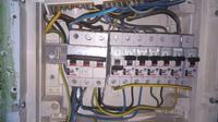 One phase is missing in the house in a three-phase system.