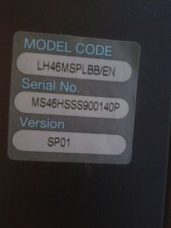 Samsung LH46MSPLBB/ - Check cooling system. Jak wejść w service mode? Samsung LH46MSPLBB/ - Check cooling system. Jak wejść w service mode?
