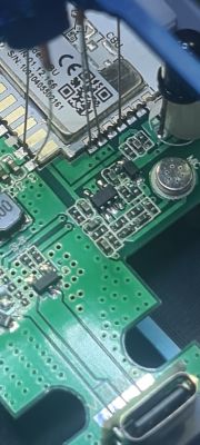 CBU Module on PCB Close-up of a PCB with a CBU module visible.