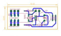 Prośba o wykonanie projektu płytki PCB na podstawie załączonego schematu