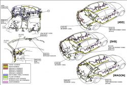 Mazda 6 2006 - Gdzie znajdują się czujniki ruchu alarmu?