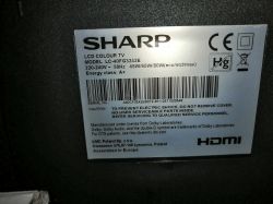 Sharp LC-40FG3242E: Powers On, Displays Logo, Shuts Off - Firmware Issue? (90 Chars) Sharp LC-40FG3242E: Powers On, Displays Logo, Shuts Off - Firmware Issue? (90 Chars)