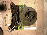 Passat 1.9 TDI 1Z 1995 - Łapa alternatora. Passat 1.9 TDI 1Z 1995 - Łapa alternatora.