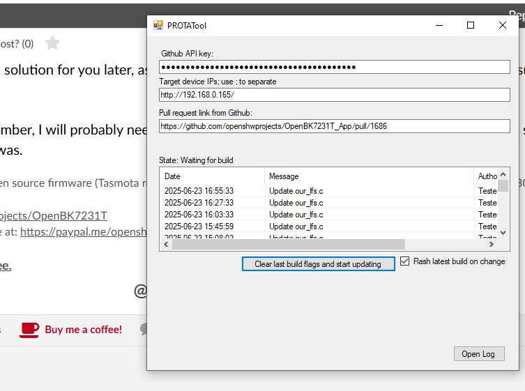Hosting OpenBekenIOT Web App's 'Logs' function in the LittleFS of the Device (BK7231T)