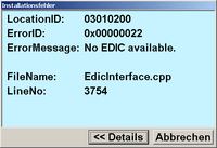VAS 5052 - błędy VCI/EDIC, problem z oprogramowaniem, odczyt akumulatora i zapłonu