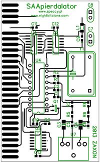 Karta dzwiękowa do ZX Spectrum na SAA1099 Karta dzwiękowa do ZX Spectrum na SAA1099
