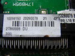 Wsad NAND+SPI dla HITACHI 42HYT42U 17MB95M LC420DUJ-SGE1 - Wymiana danych
