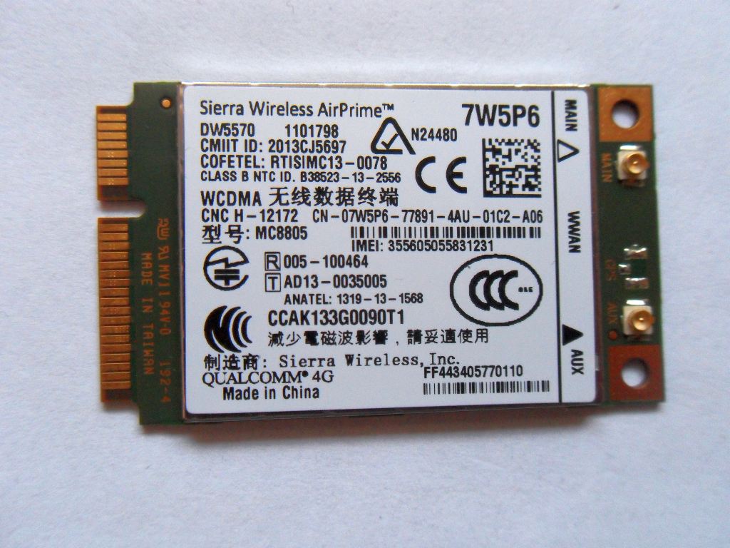 Dell wireless 5570 hspa 42mbps mobile broadband card что это