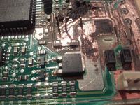 Volvo S60 AWD - Naprawa ścieżek i tranzystorów syreny alarmu