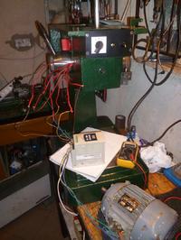 Podłączenie silnika 0.75kW 3-fazowego do wiertarki WS – układ gwiazda, przełącznik 1-0-1