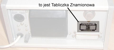 Amperomierz i jego oznaczenia (tabliczka znamionowo)