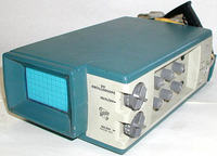 Malutki oscyloskop. Mullard DH3-91 CRT. Transformator toroidalny.