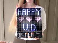 Duży wyświetlacz na LEDach