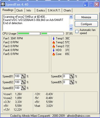 GA-M61SME-S2 + Athlon X2 4200+ problem z temperaturą procka