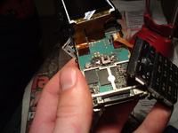 Jak naprawić źle wylutowany joystick i pady w Sony Ericsson K800i?