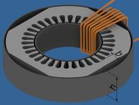 Nawijarka transformatorów toroidalnych (toroid winder)