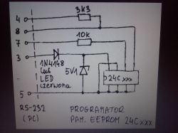  Odczyt i zapis eeprom 24c02 Pony Prog - komunikat Device not responding i Missing device (-13)