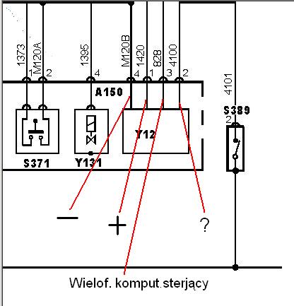 Peugeot 206 1.9D 1999 - Zawór stop na pompie, brak czwartego przewodu?