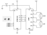 Podłaczenie przycisków pod Attiny2313 i oprogramowanie ich.