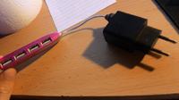 Podłączenie ładowarki usb do HUB'a Podłączenie ładowarki usb do HUB'a