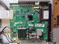 LG 50PV350N-ZD - Brak obrazu, coś brzęczy - napięcia raczej obecne VS=200V VA=55
