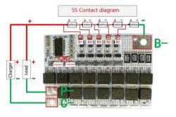 Correct BMS 5S 100A Connection Diagram: P- Lead Use & Combining Charging/Power Connectors