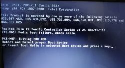 Toshiba Satellite C850 - nie uruchamia się, błąd na ekranie po kliknięciu Enter