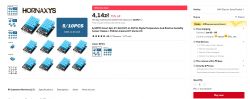Aliexpress offer for DHT11 sensor modules priced at 4.14 PLN with free shipping.