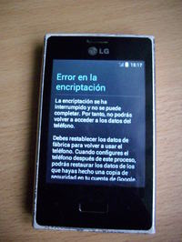 LG E400 - problem z uruchomieniem po instalacji ROM-u, zawiesza się na logo LG