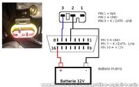 Fiat Ducato 2.8 jtd 2001 - OBD1 3-Pin Socket Diagram for ECU Communication Issue