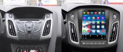 Porównanie oryginalnego radia Ford Focus MK3 z chińskim radiem Android.