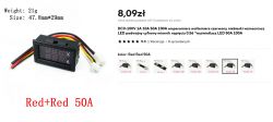 Digital meter with LED display and wires, priced at 8.09 zł.