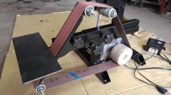 DIY Szlifierka pasowa z silnikiem od pralki
