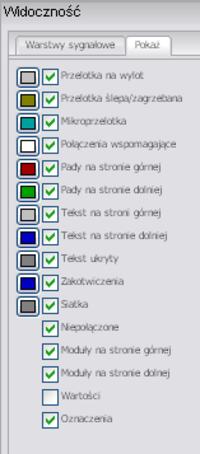 Kicad - jak wyłączyć nazw scalaków/wartości elementów napisy na pcb