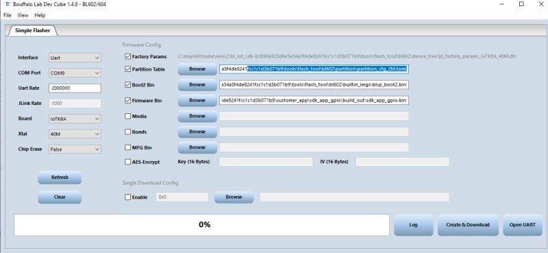 testing bl602tool from renzenicolai for BL602 flash read and write